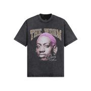 Rodman The Worm 285 Gsm Oversized Snow Wash T-shirt