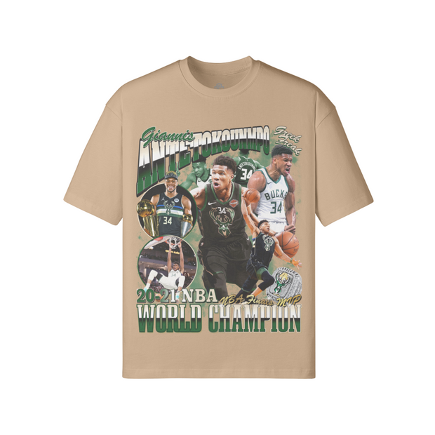 GIANNIS ANTETOKOUMPO UNISEX LOOSE T-SHIRT