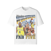 MICHIGAN WOLVERINES FAB FIVE UNISEX LOOSE T-SHIRT