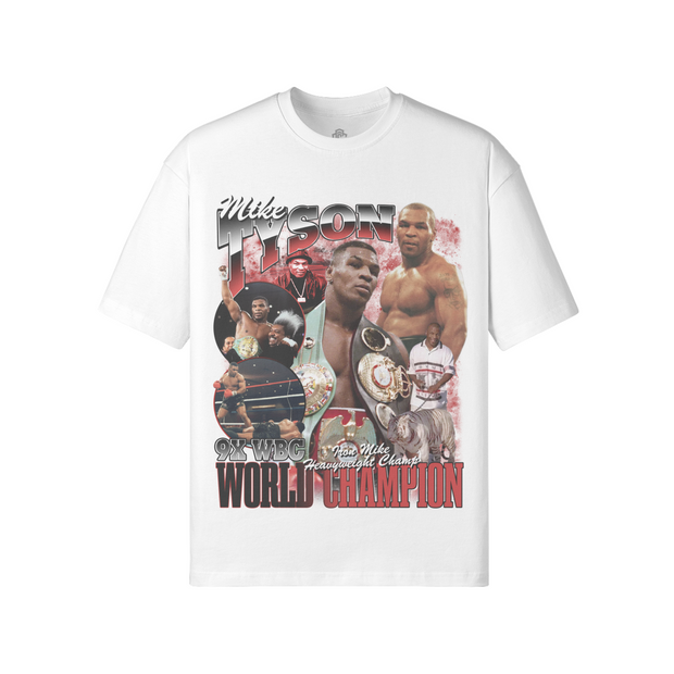 MIKE TYSON WORLD CHAMP UNISEX LOOSE T-SHIRT